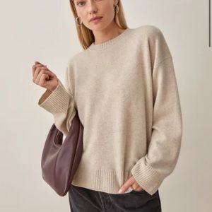 Reformation ends regenerative wool sweater see notes